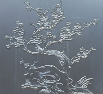 鋁雕門花